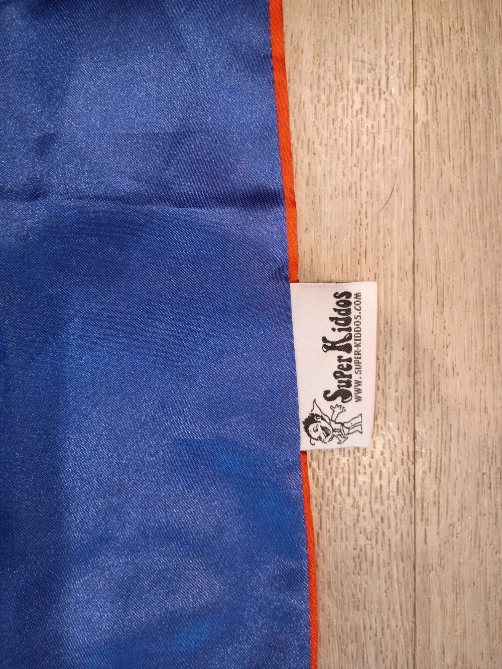 Superman/Supergirl Kids Cape - Blue with Red & Yellow Logo